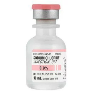0.9% Sodium Chloride Solution (Sterile Saline) – 10ml